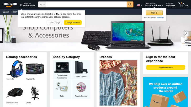 Amazon.com: Online Shopping for Electronics, Apparel, Computers, Books, DVDs & more
