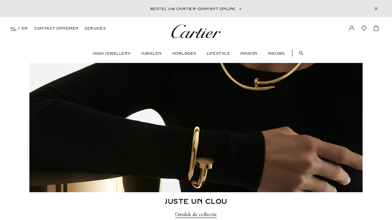 CARTIER - The renowned French jeweller and watchmaker