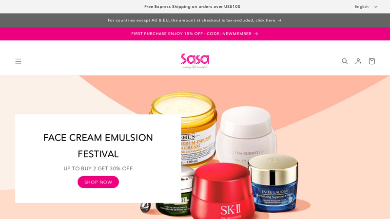 Sasa.com: Best Beauty & Health Care Products