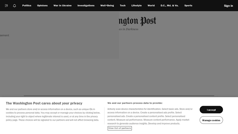 washingtonpost.com - nation, world, technology and Washington area news and headlines