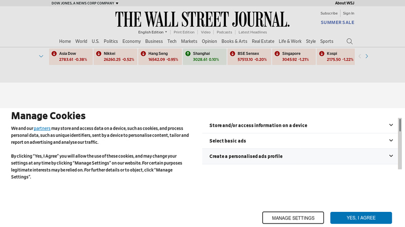 Asia Edition - Wall Street Journal - Latest News, Breaking Stories, Top Headlines - WSJ.com 缩略图